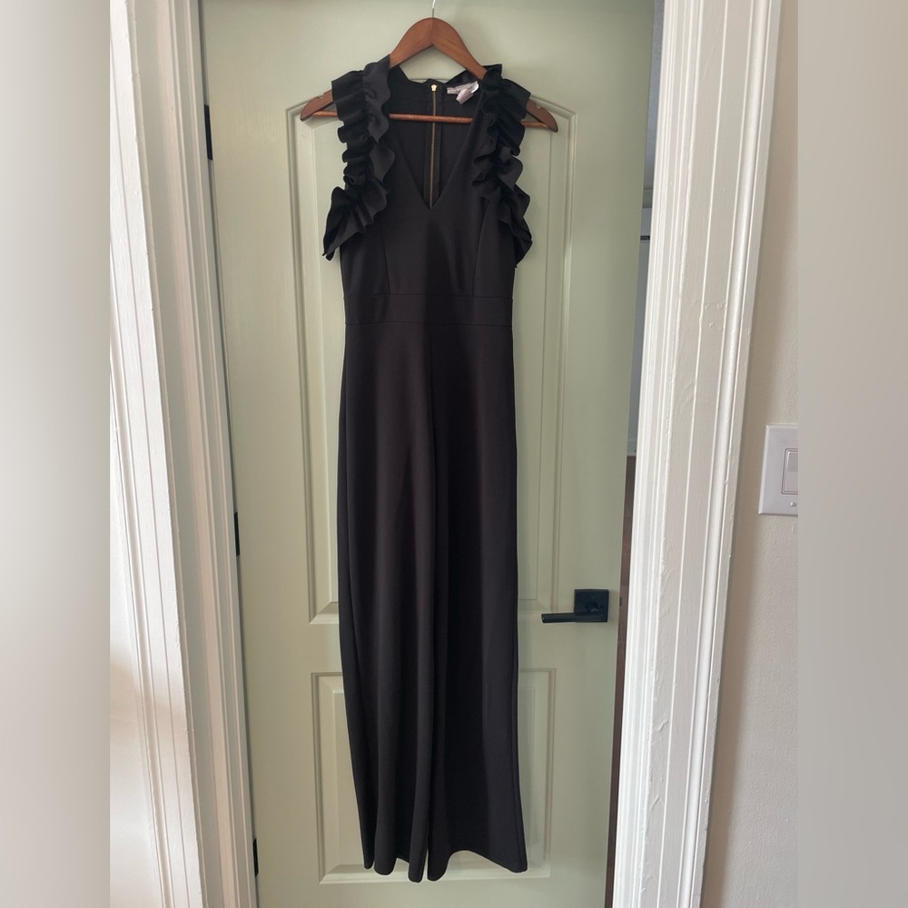 Black Formal Stretchy Jumpsuit
